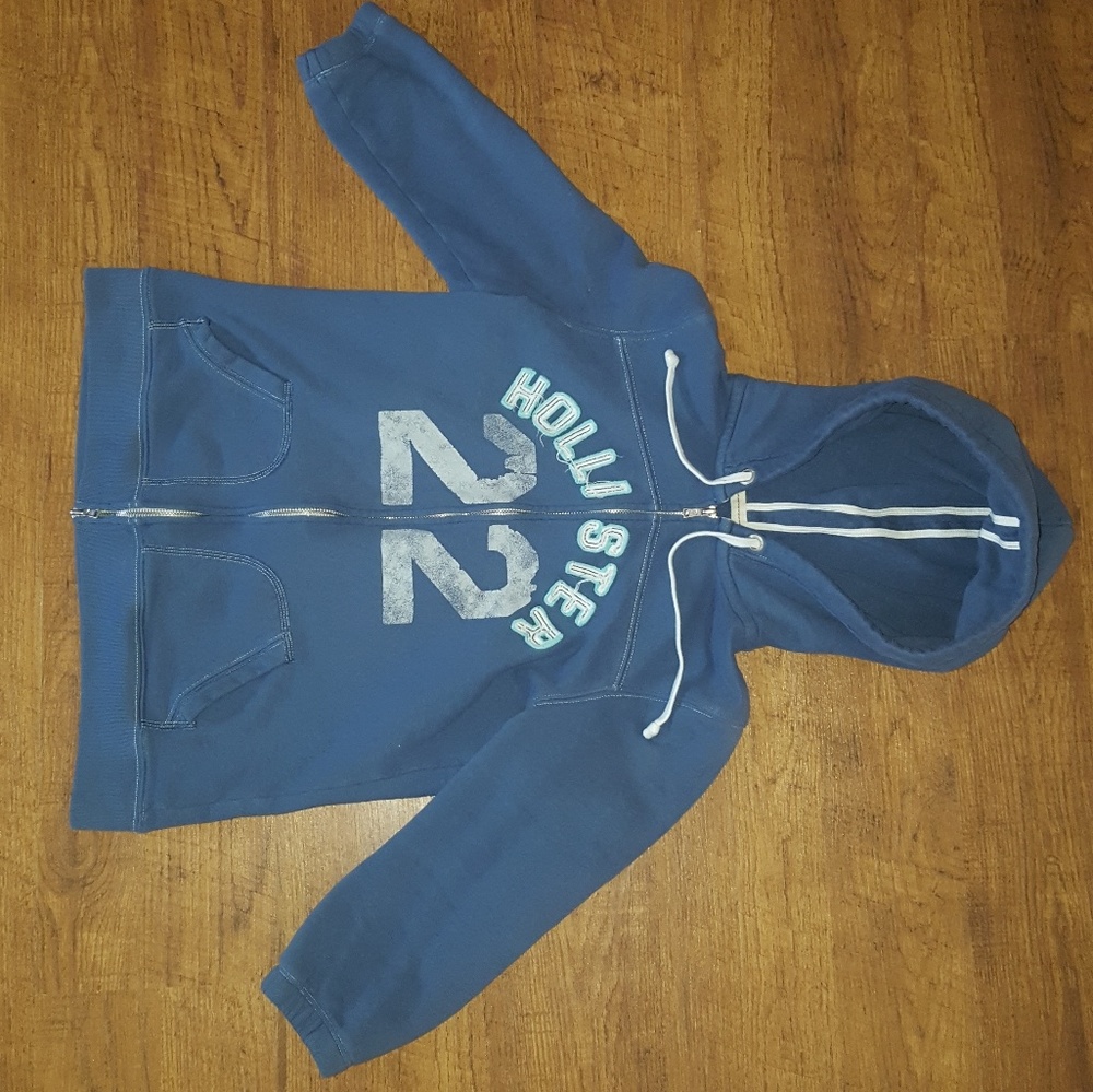 Hollister 3/4 Hooded Sweatshirt sz XL